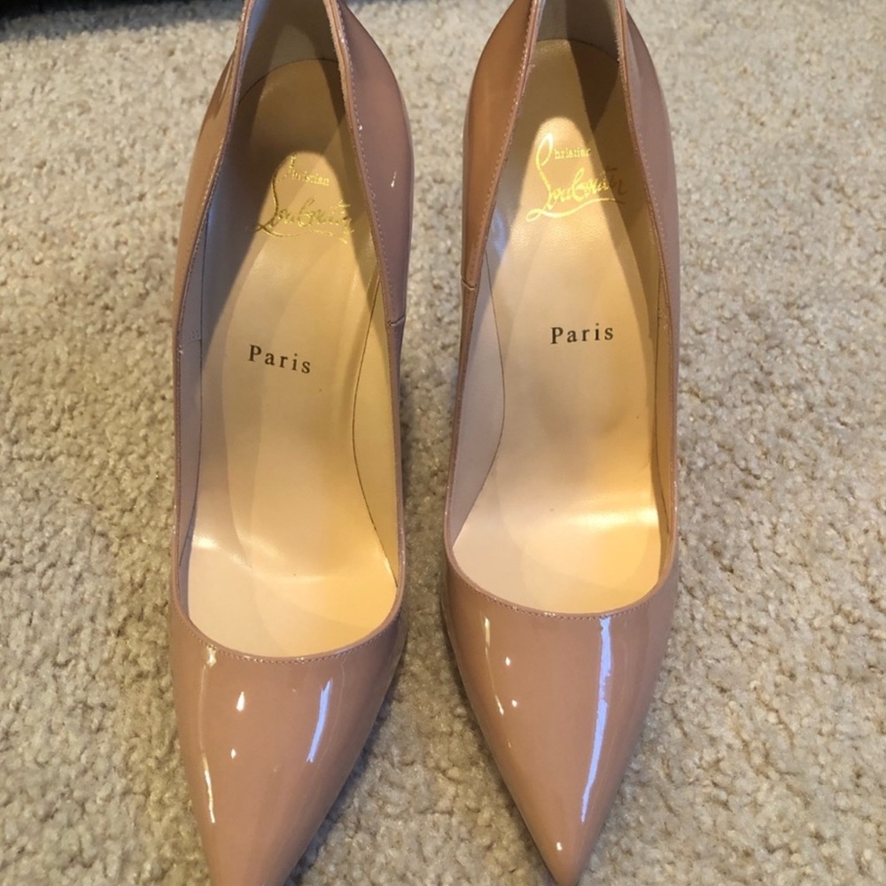 Nude 100 mm Red bottoms!